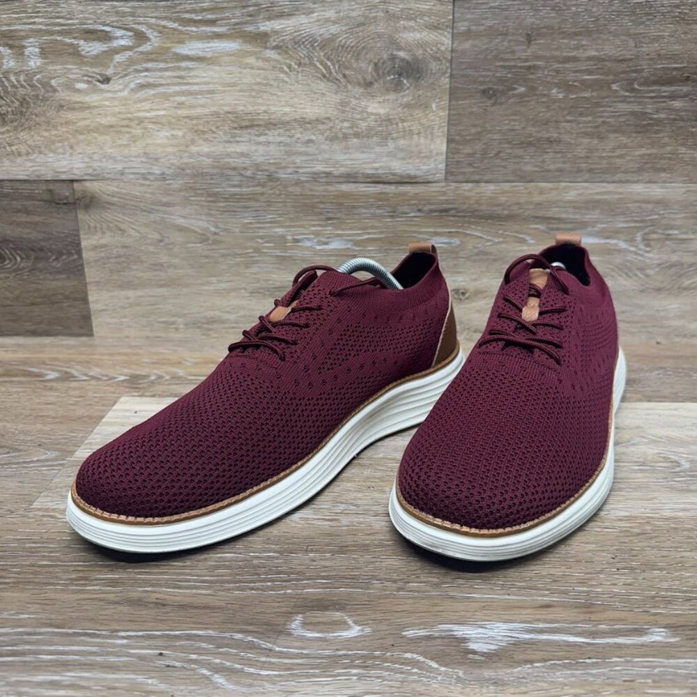 Vilocy Burgundy Fabric Sneakers Men's Size EU 44